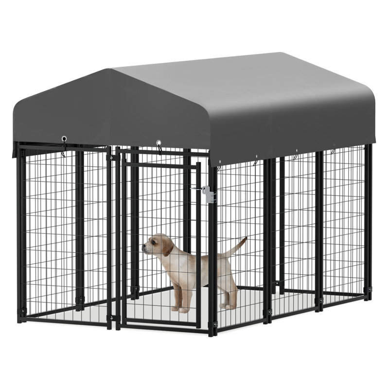 MoNiBloom Dog Crate Kennel Outdoor Large Pet Fence Animal Playpen with